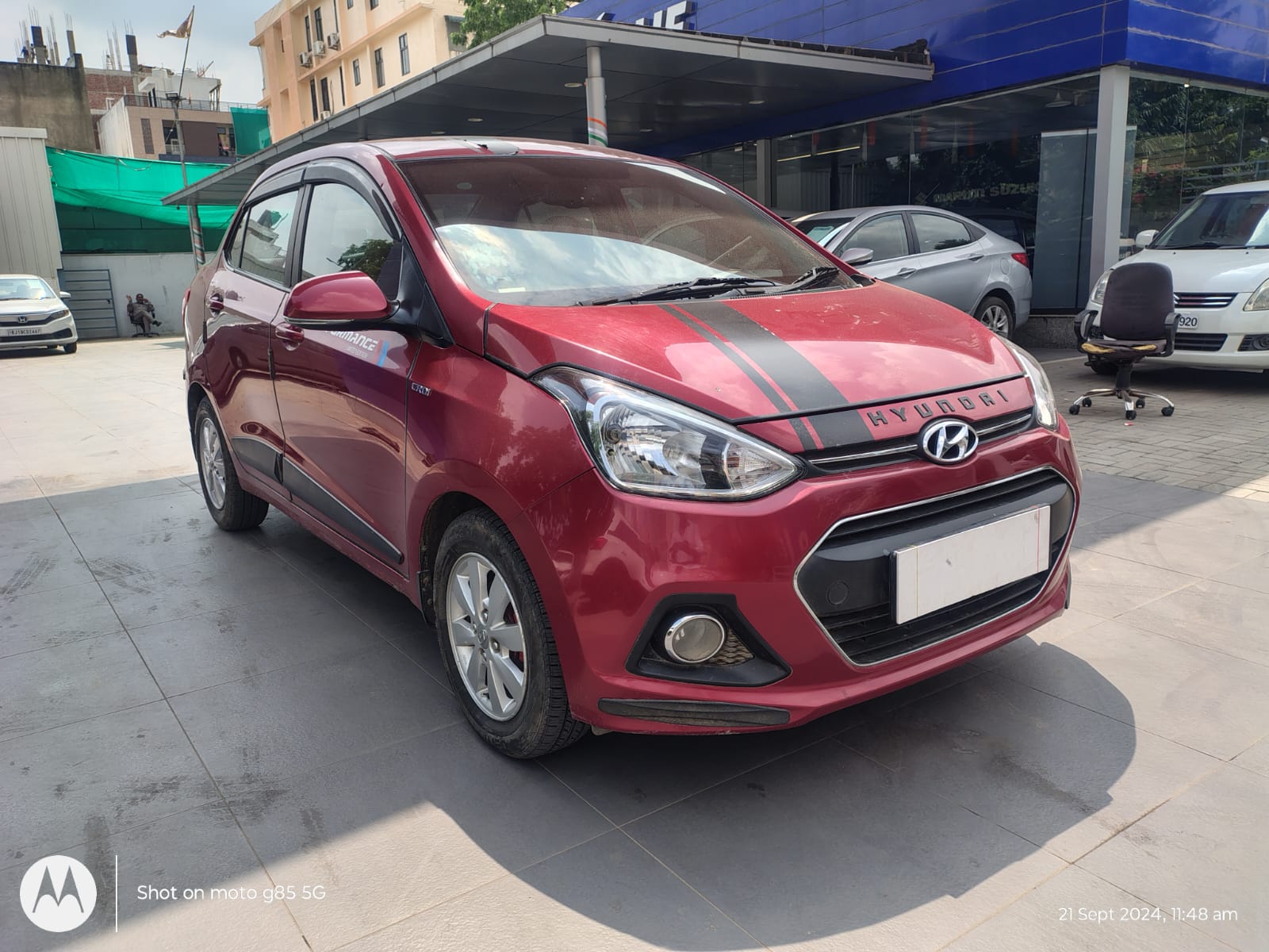 Hyundai Xcent CRDi Sx- Red