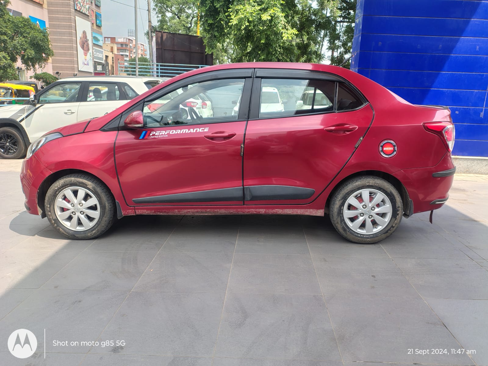 Hyundai Xcent CRDi Sx- Red